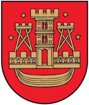 Coat of arms of Klaipeda Lithuania